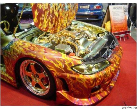 voiture bling bling .